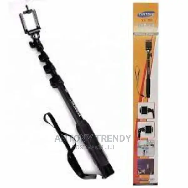Yunteng Yt 1288 Bluetooth Selfie Stick (Black, With Remote)