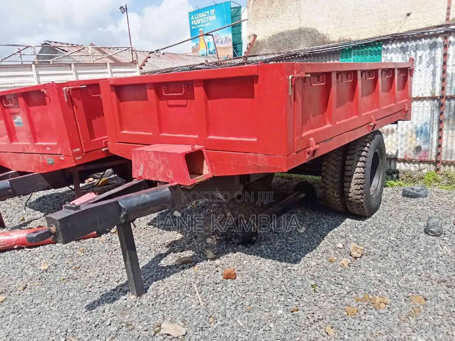 Tipping Trailer 12 Feet Slightly Used.