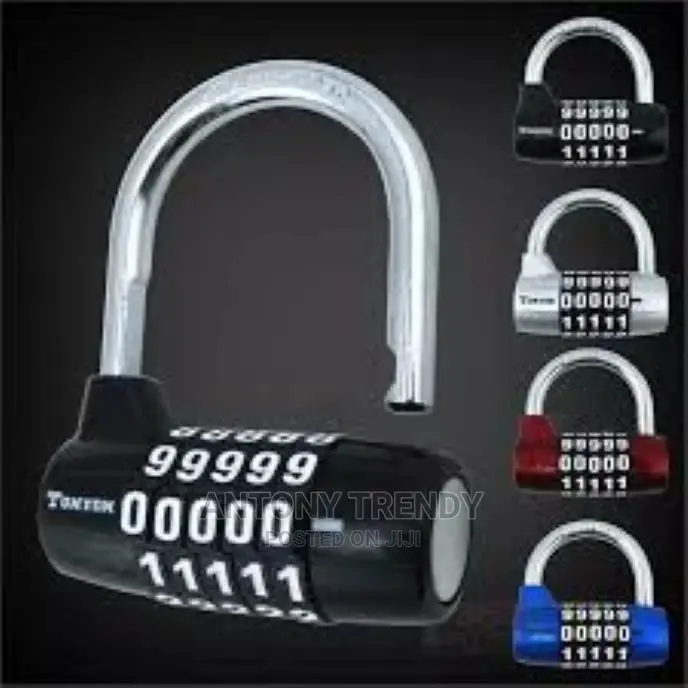 5 Digital Combination Lock Security Padlock Combination Rese