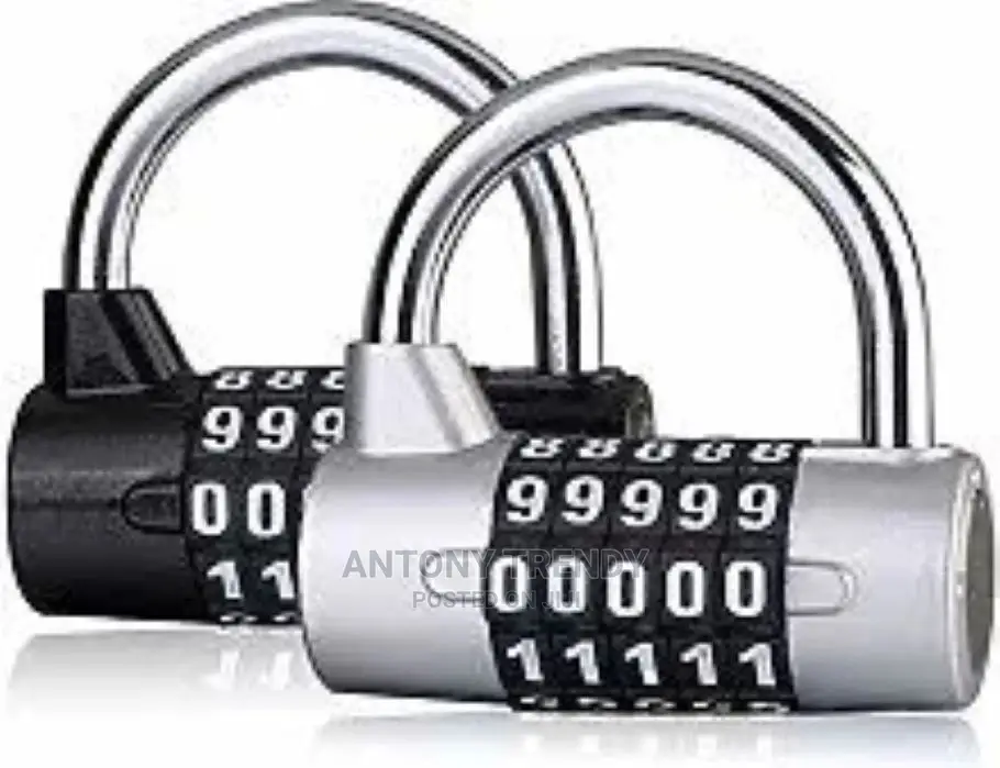 5-digit Combination Padlock, Combination Resettable Locks,