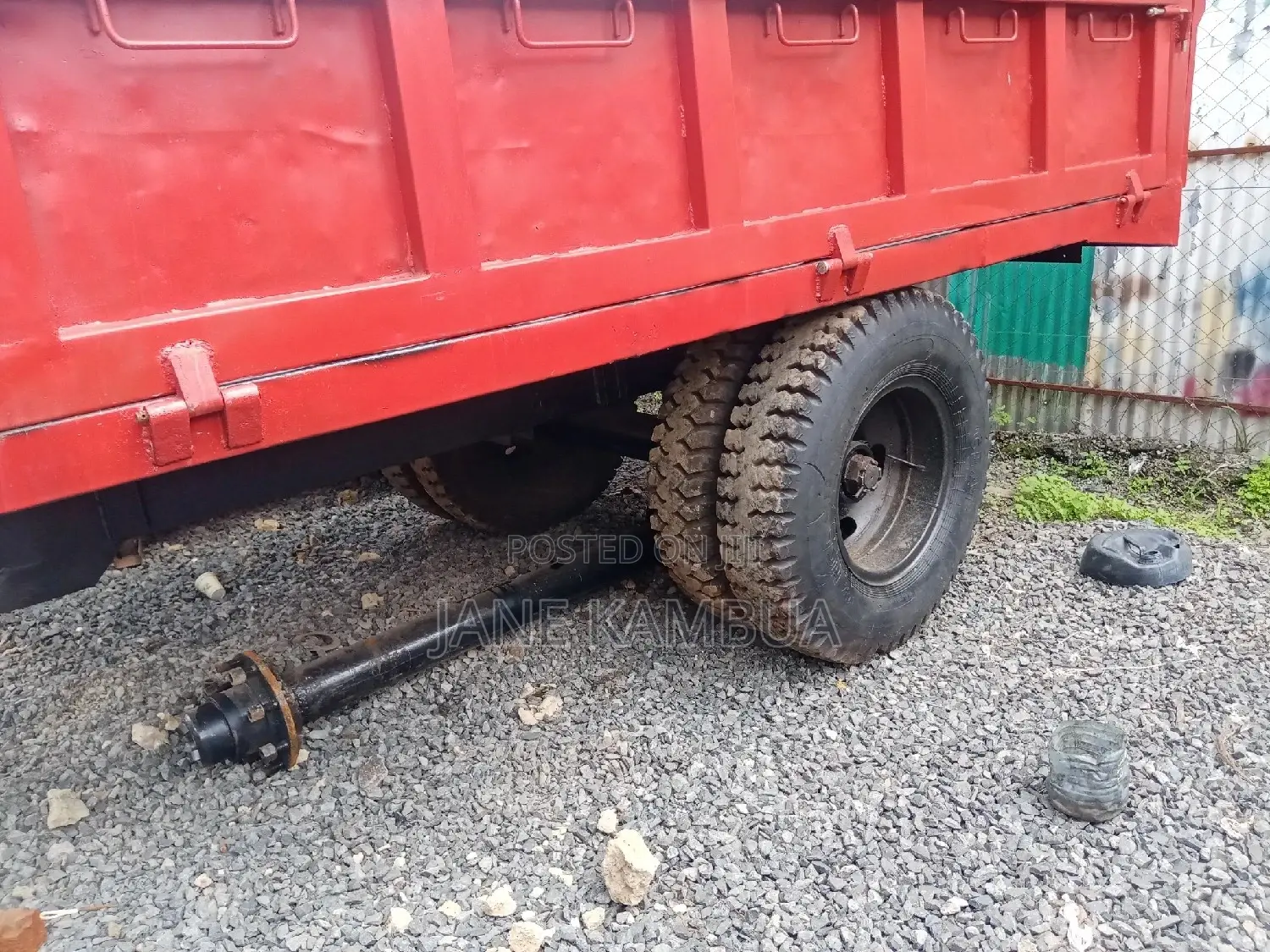 Tipping Trailer 12 Feet Slightly Used.