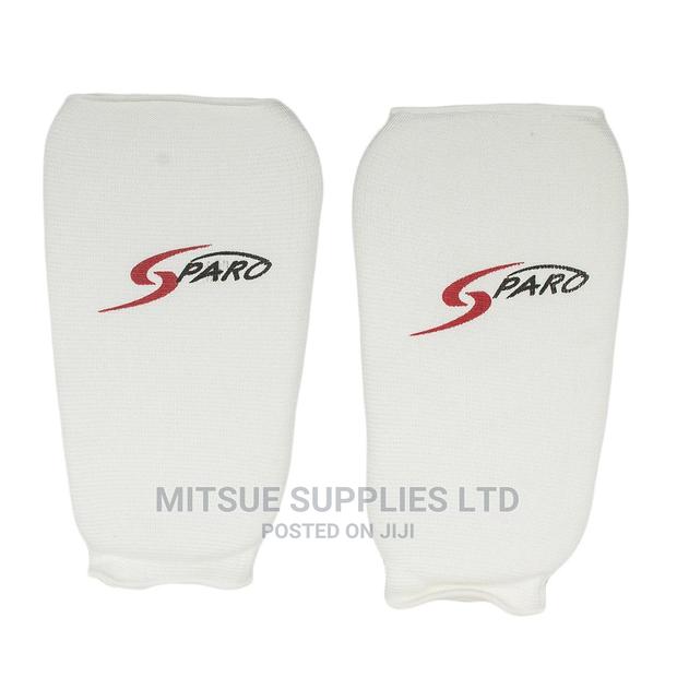 A Pair of Elastic Karate Shin Guards - thumbnail 3