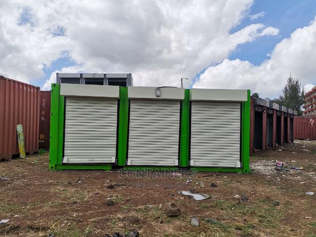 Fabrication to Stalls on a 20ft Container - main view