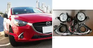Chrome Finish Fog Lamps: For Mazda Demio: DJ5FS: Yr2015+