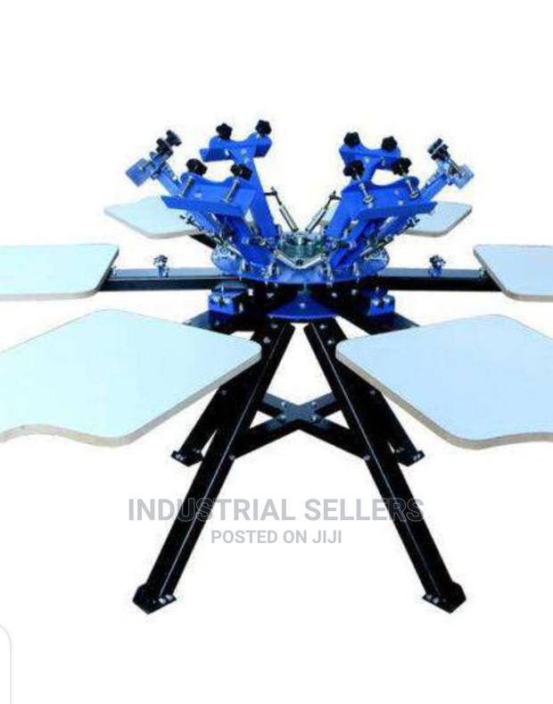 Workable 6colour 6station Screen Printing Machine - main view