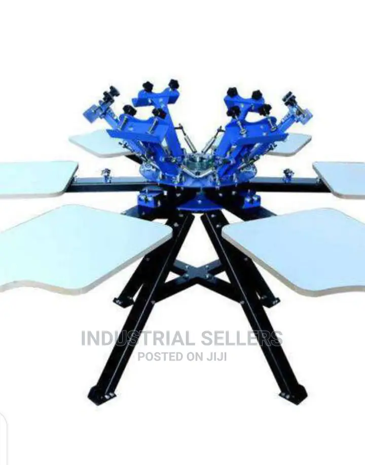 Workable 6colour 6station Screen Printing Machine