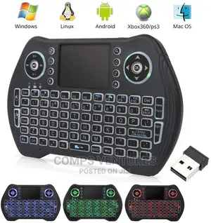 Wireless Keyboard Mini LED Backlit Keyboard for Android