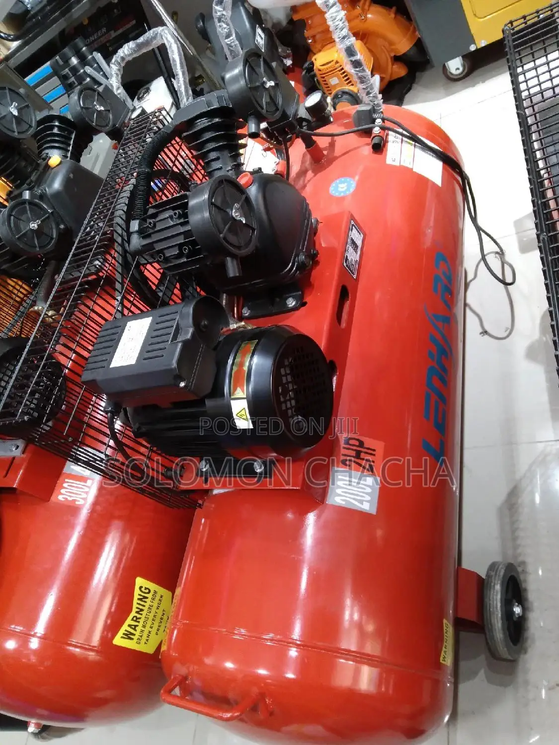 Compressor 200litres Lenhard 2hp