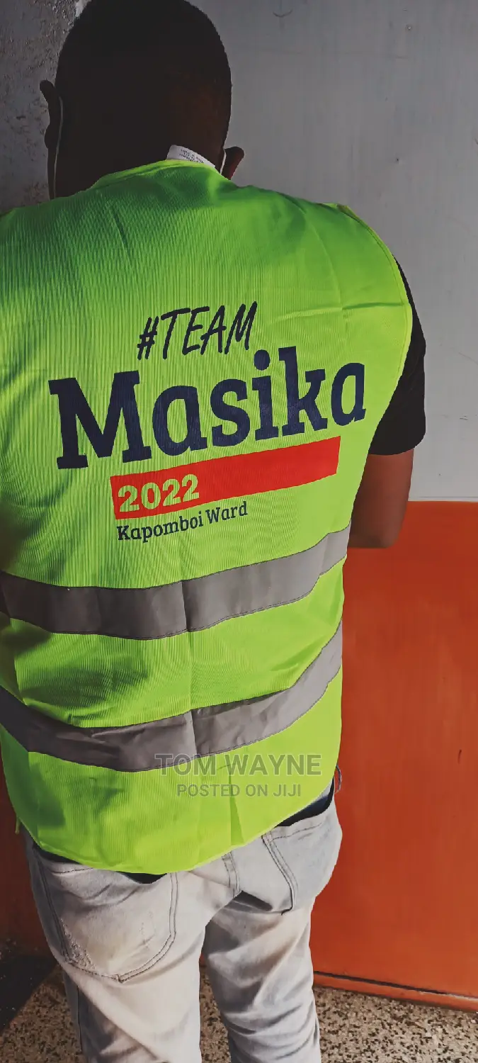 Printed, Branded Reflector Jacket