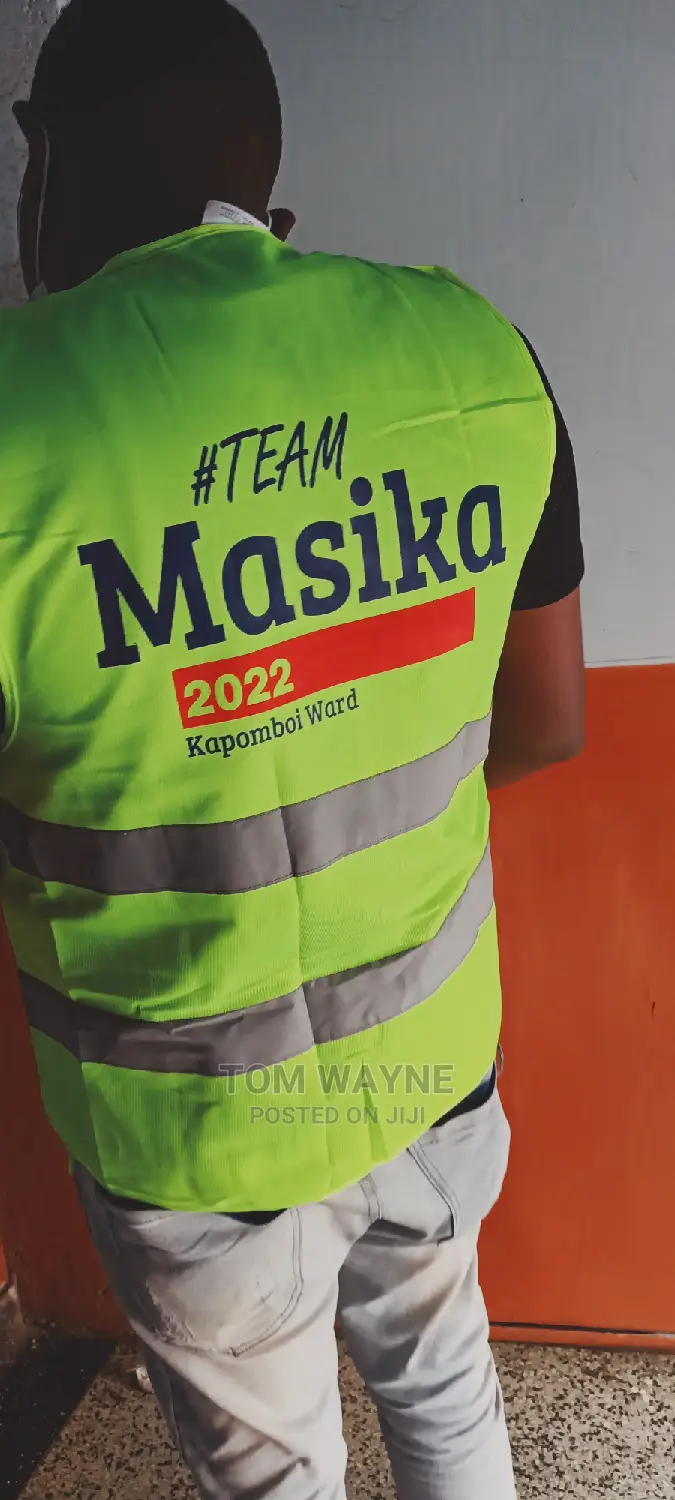 Printed, Branded Reflector Jacket