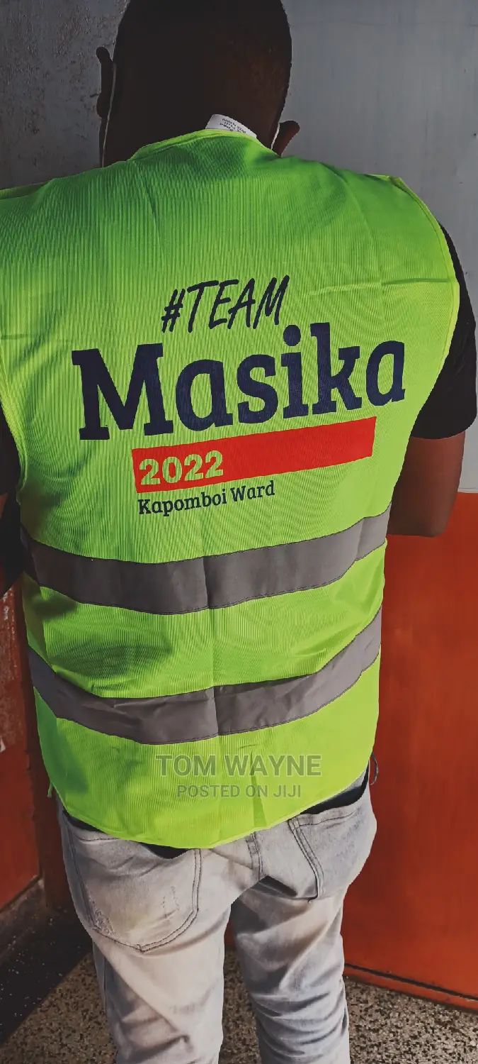 Printed, Branded Reflector Jacket