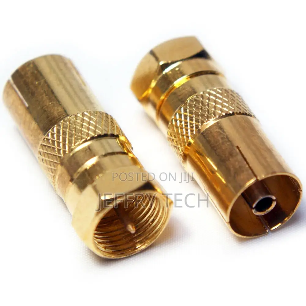F Connector Male Plug To TV Aerial Socket Female Adapter - R
