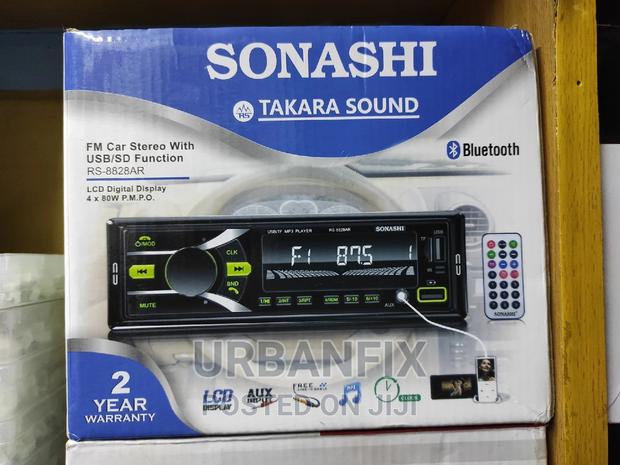 Car Radio With Bluetooth/Fm/Usb Ports and Auxiliary Inputs
