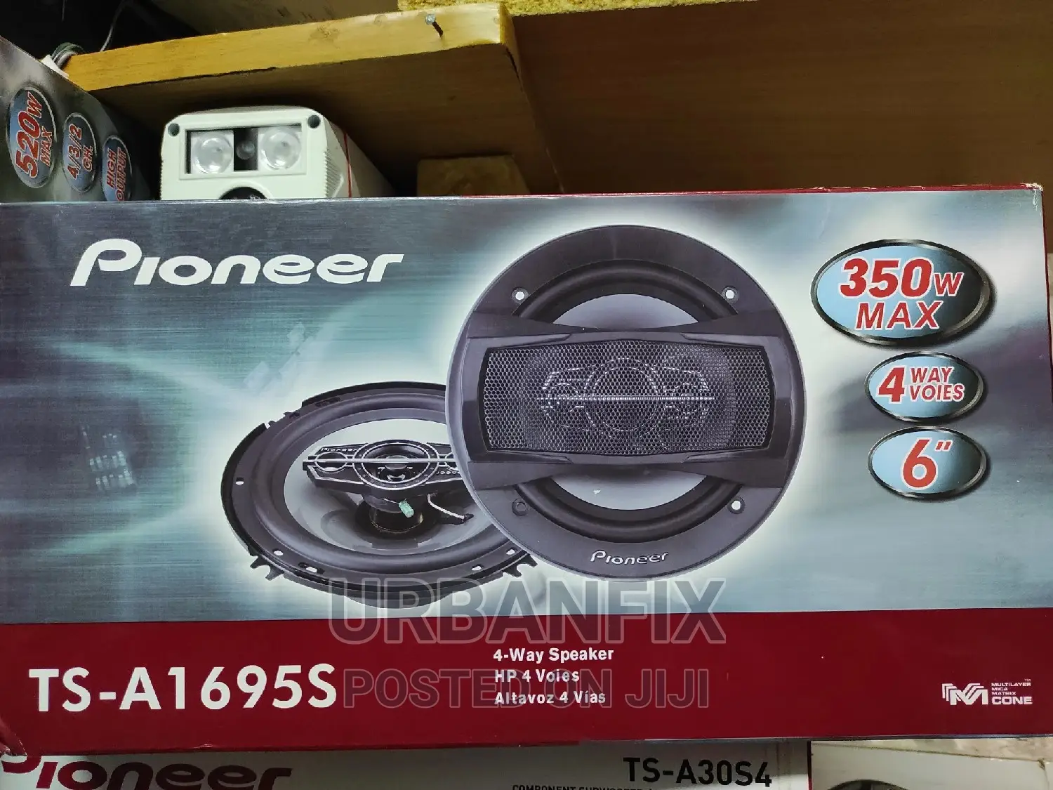 Pioneer 350watts Powerful Car Door Speakers- A Pair