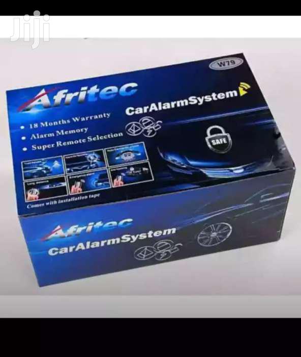 New Brand Afritec Car Alarm With Cut-off, Free Installation.
