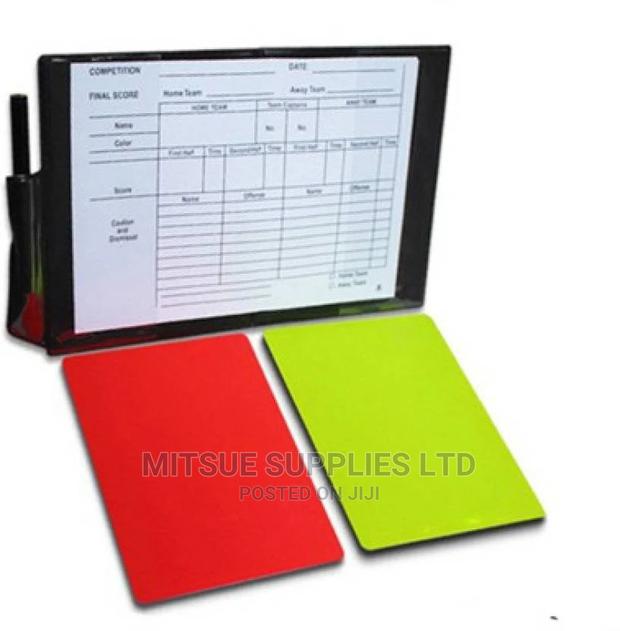 Referee Cards - (Cards, Pencil, Book)