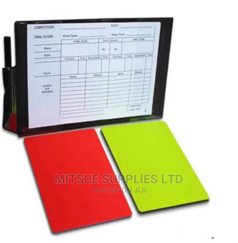 Referee Cards - (Cards, Pencil, Book)