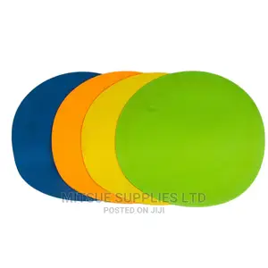 Set of 10 Football Samba Disc Markers Rubber