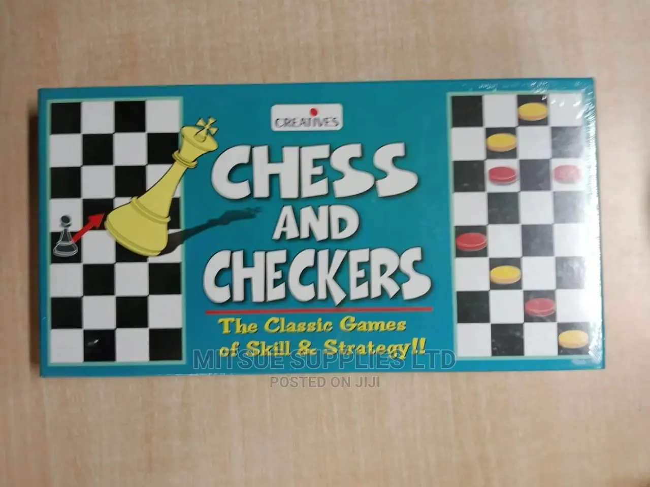 Chess and Checkers Board Game