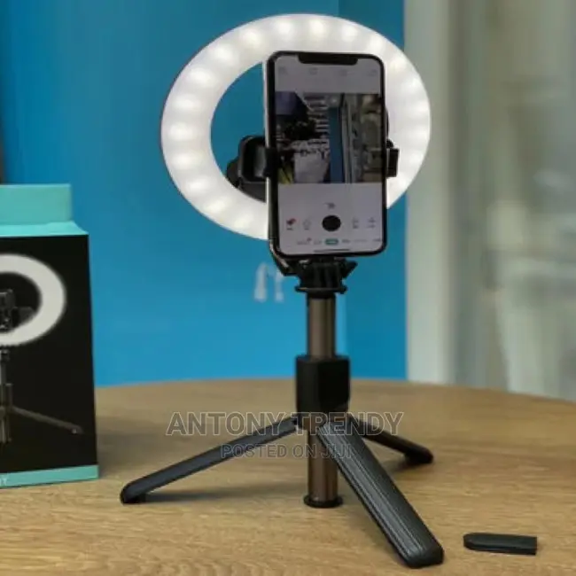 L07 Selfie Ring Light With Tripod Stand and 3 LED Light Mode