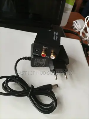 Digital to Alanog Audio Converter Powered (Optical to RCA )