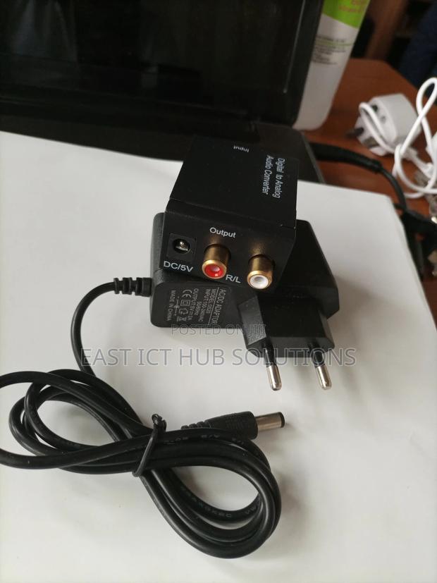 Digital to Alanog Audio Converter Powered (Optical to RCA ) - thumbnail 3