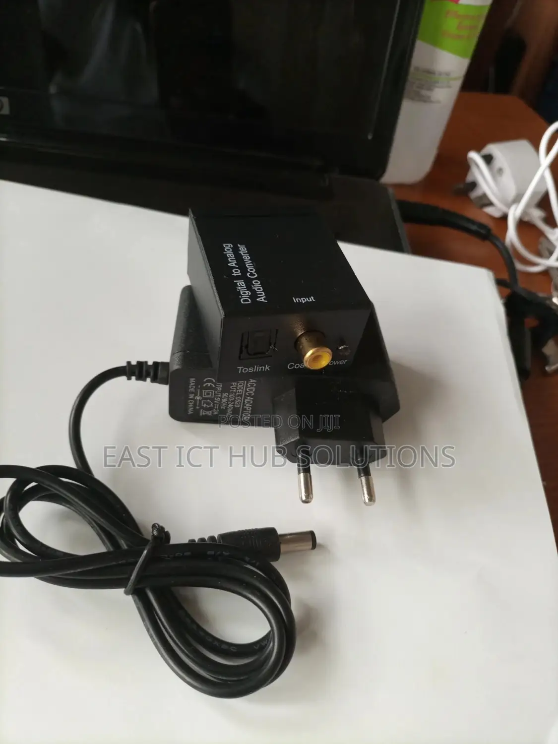 Digital to Alanog Audio Converter Powered (Optical to RCA )