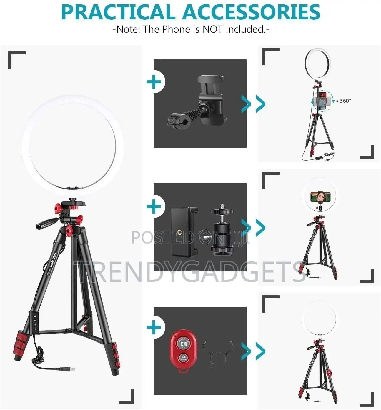 10 Inch Selfie Ring Light