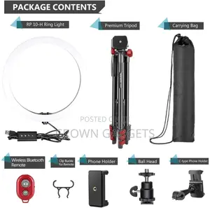 10 Inches Big LED Ring Light for Camera, Phone