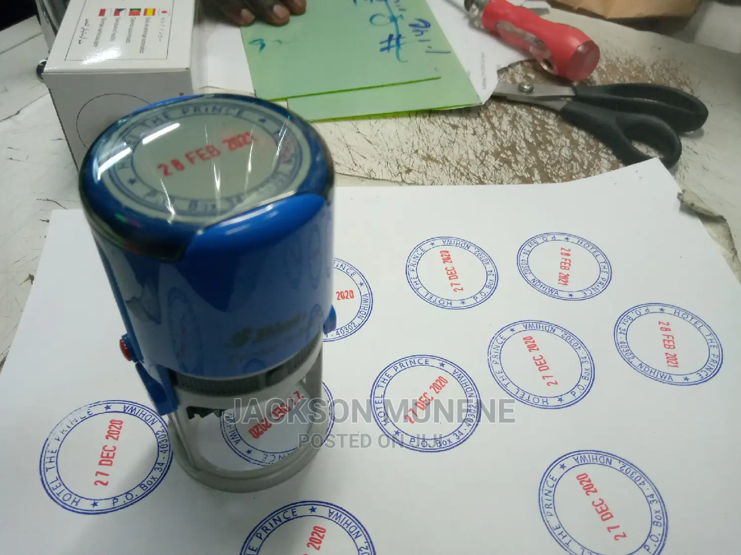 Light Box Sticker Banner Door Sign Receipts Co.Seal Stamp