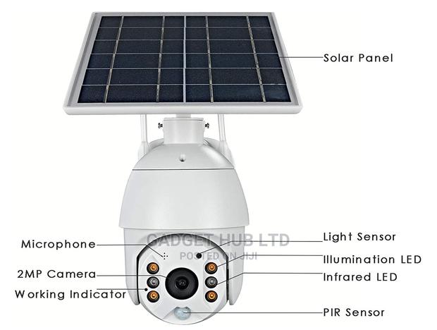Solar CCTV Camera Solar 4G 3G Ptz CCTV Camera Free 64gb SD - thumbnail 5
