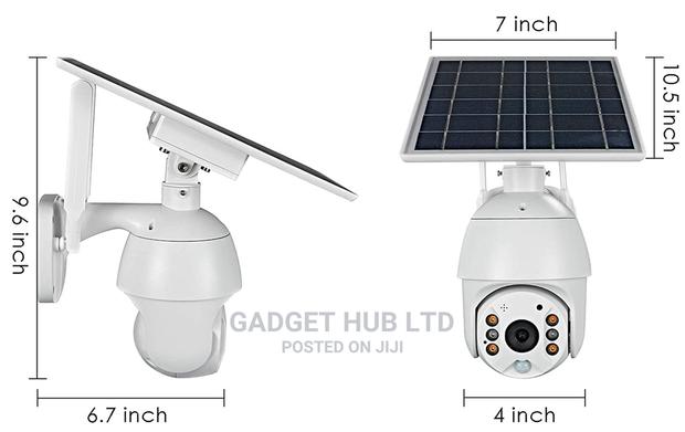 Solar CCTV Camera Solar 4G 3G Ptz CCTV Camera Free 64gb SD - thumbnail 6