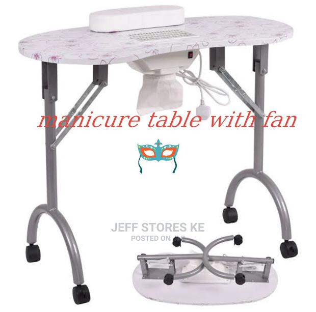 Manicure Table With Fan - main view