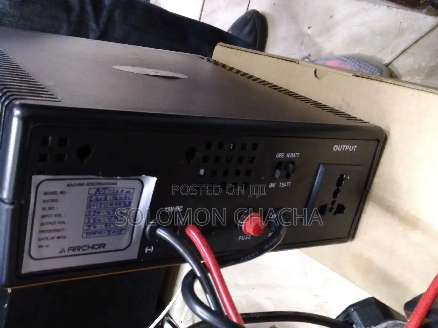 ARCHOR Sine Wave Home 1.5kva Inverter Charge