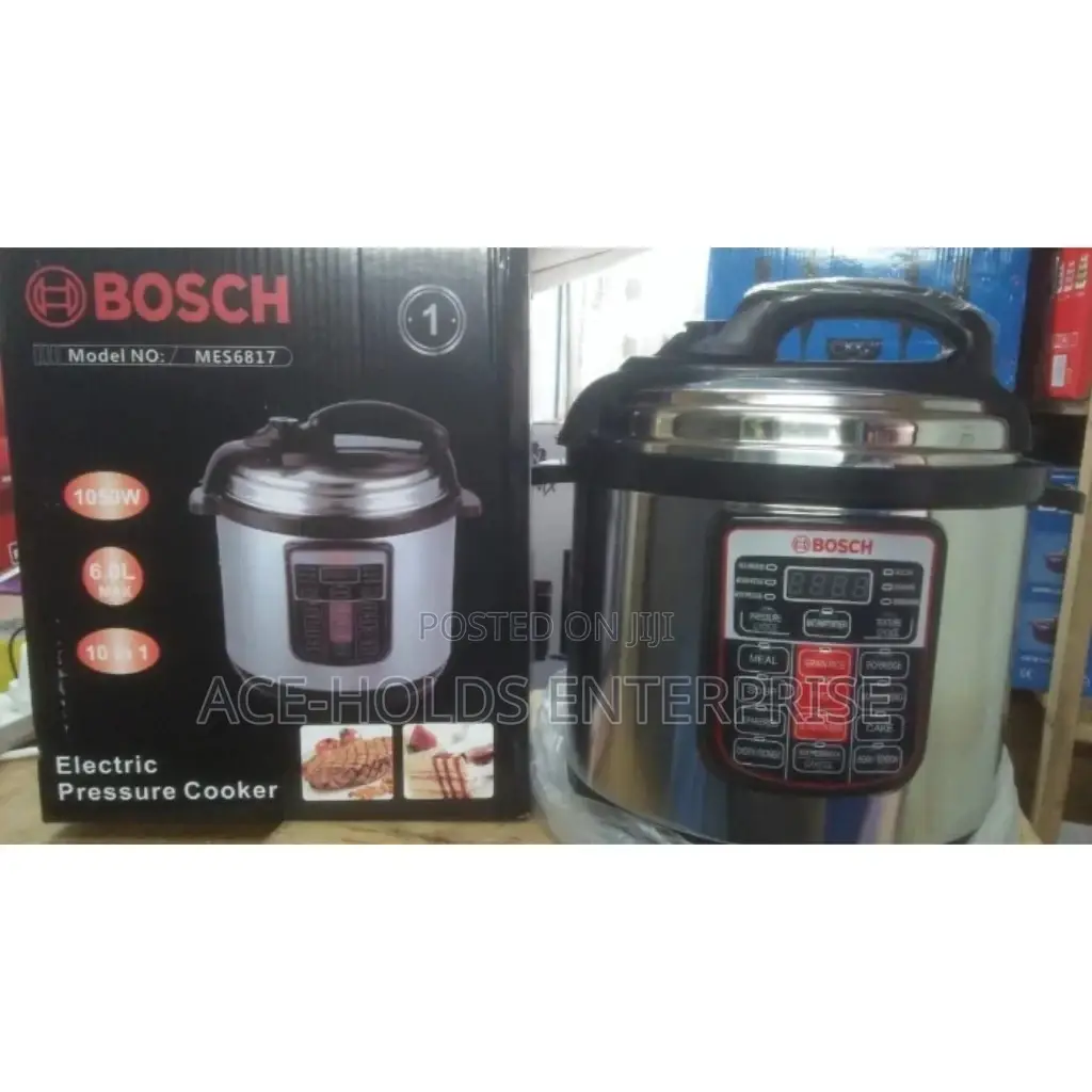 6 Litres Bosch Electric Pressure Cooker.