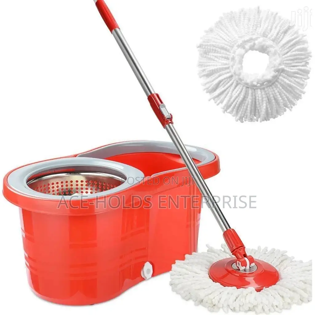 Red Spin Mop