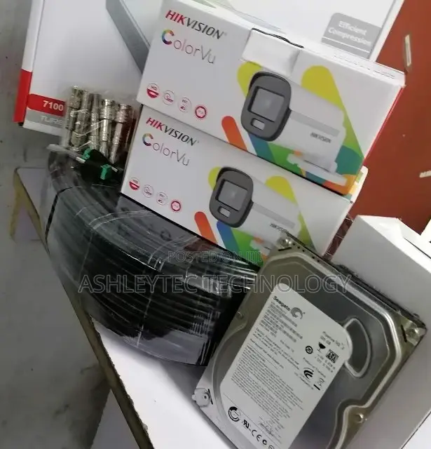 Best 2 CCTV Complete Camera Hik Vision 1080P Night Visi
