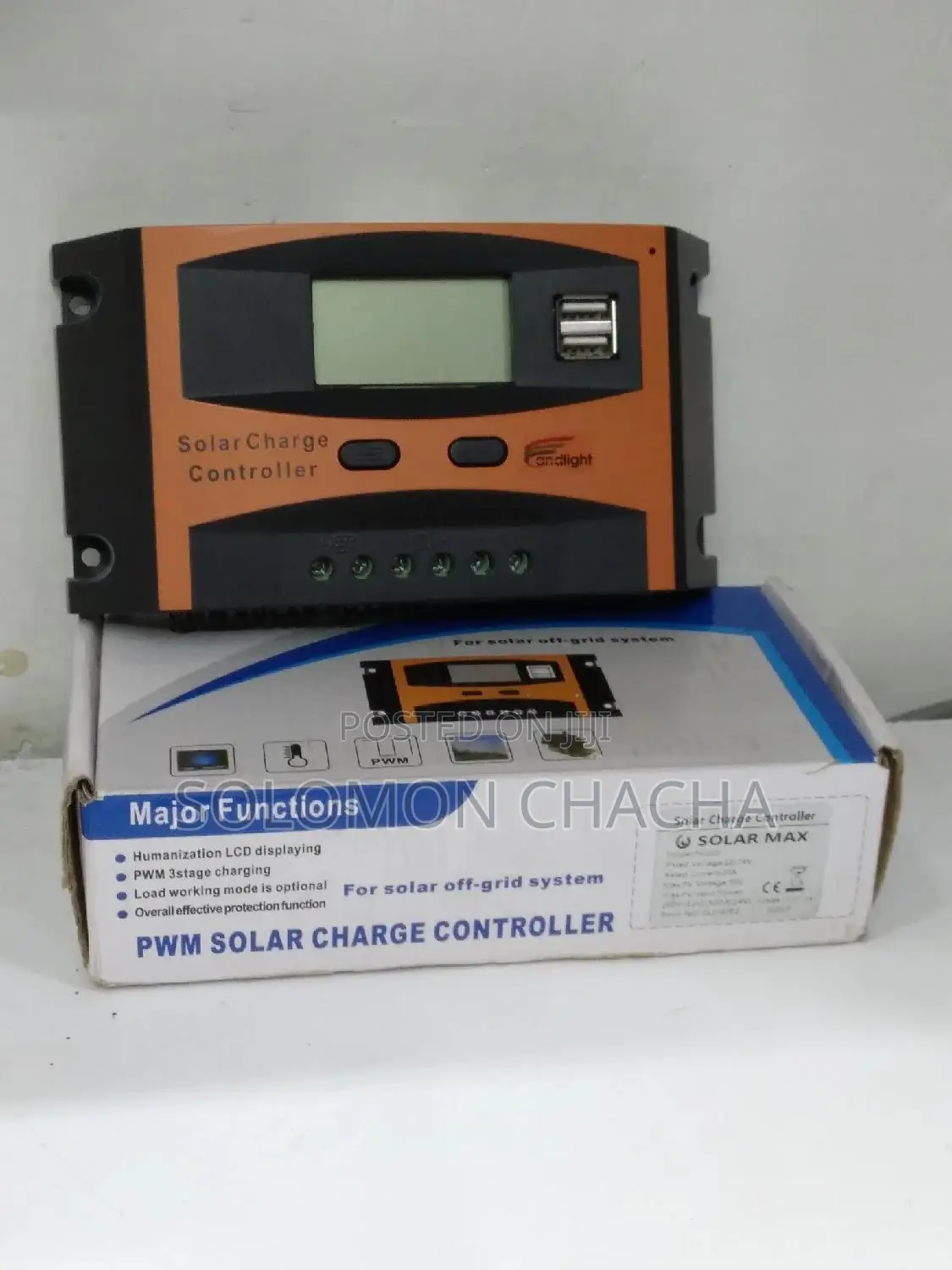PWM Solar Charge Controller 20A 12v/24v