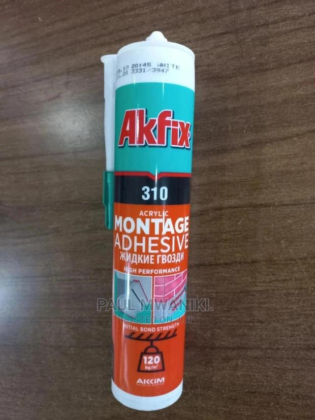 Akifix 310 Montage Adhesive Water Based Paintable. - thumbnail 3