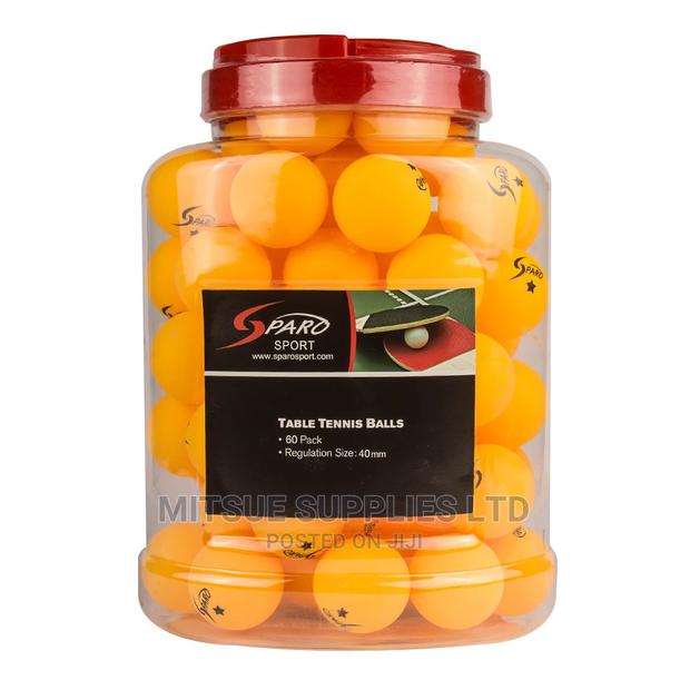 Sparo Table Tennis 1 Star 40MM (60 Ball) Orange