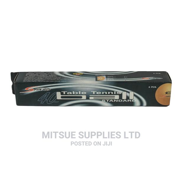 6 Sparo Table Tennis Balls 1 Star 40MM White