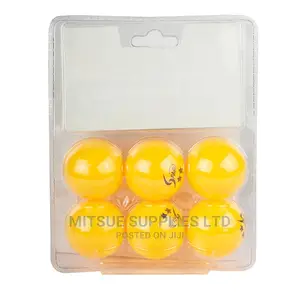6 Sparo Table Tennis Balls 2 Star 40MM Orange