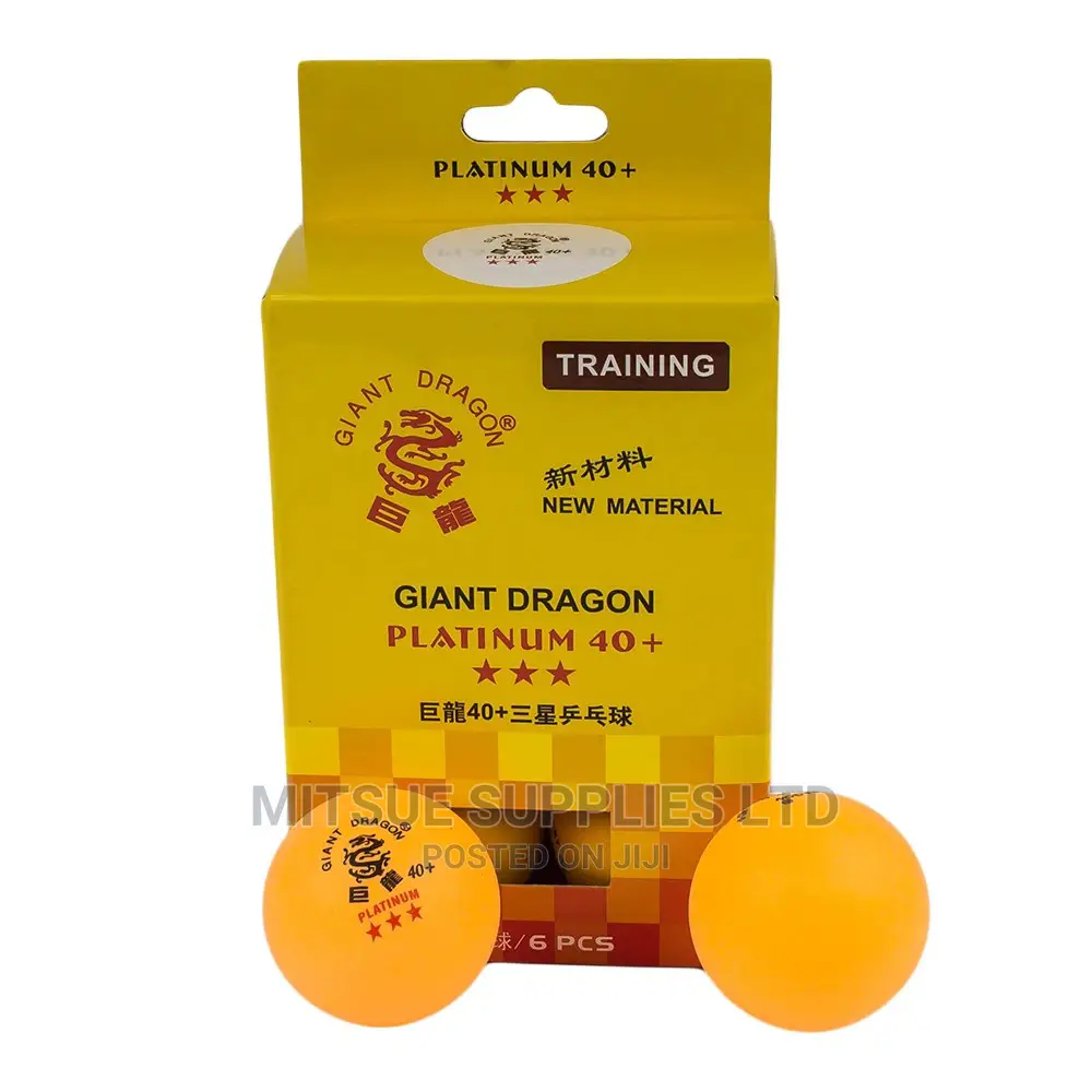 Table Tennis Balls 3 Stars 40MM Orange