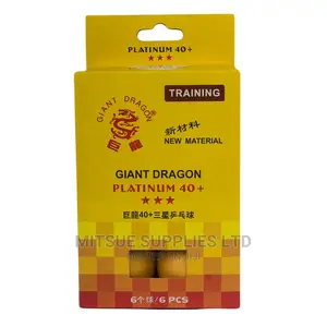 Table Tennis Balls 3 Stars 40MM Orange