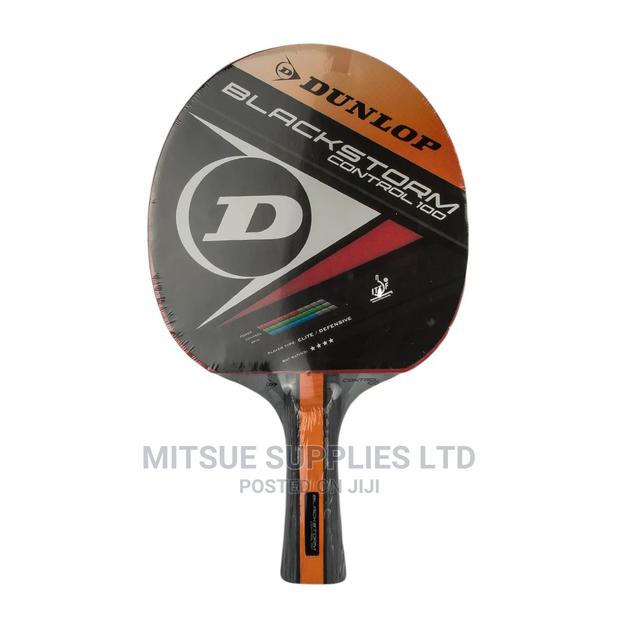 2 Table Tennis Bat Dunlop Black Storm Control 100