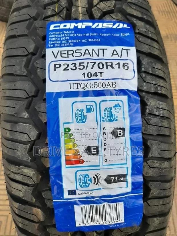 235/70 R16 Compasal Tyre Made in 104T Allterrain