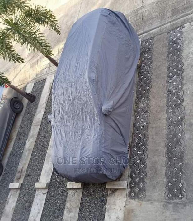 Grey With Cotton Lining Car Cover - main view