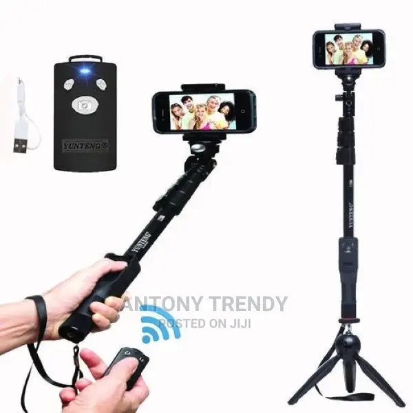 Yunteng 1288 Selfie Stick Handheld Monopod With Phone Holder