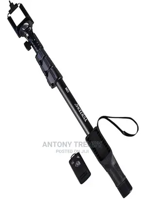 Yunteng Yt 1288 Bluetooth Selfie Stick (Black, With Remote)