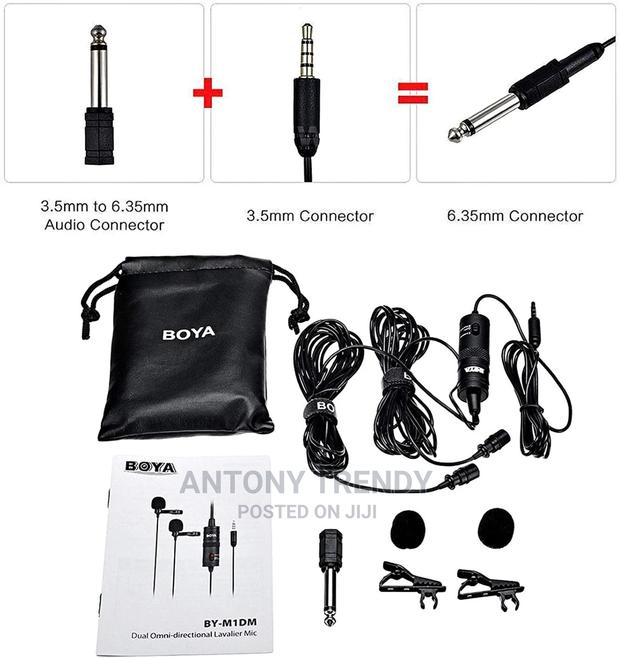 Boya Boya by-M1dm Dual Omni-Directional Lavalier Mic